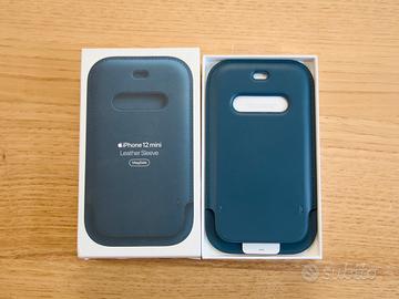 iPhone 12 mini Leather Sleeve - Custodia in pelle