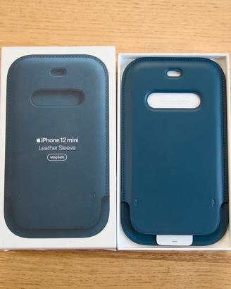 iPhone 12 mini Leather Sleeve - Custodia in pelle