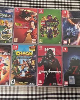 Lotto 8 Giochi Nintendo Switch