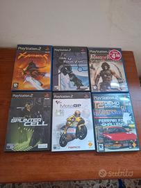 lotto 6 giochi playstation 2 pal e completi