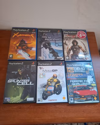lotto 6 giochi playstation 2 pal e completi