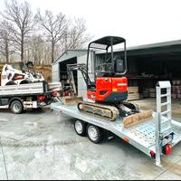 RIMORCHIO con rampe trasporto cose/veicoli