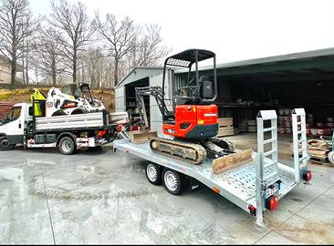 RIMORCHIO con rampe trasporto cose/veicoli