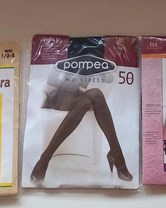 set 6 paia collant calze donna
