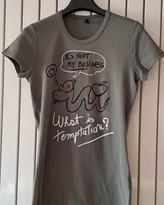 T-shirt ragazza, cachi , Benetton, tg M
