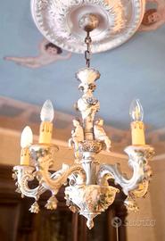 Coppia di Lampadari CAPODIMONTE