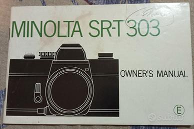 Minolta SR-303 - libretto di istruzioni 