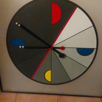 Quadro orologio e specchio colorato