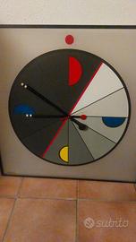 Quadro orologio e specchio colorato