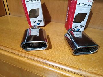 doppio scarico quadrato 