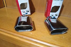 doppio scarico quadrato 