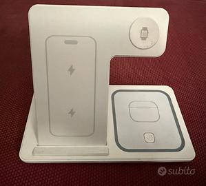 Base multi ricarica wireless per iphone Android