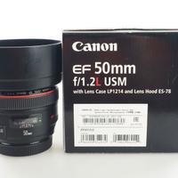 CANON EF 50MM F 1,2 L USM IN PROMO