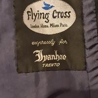 Cappotto Lungo Uomo Flying Cross Nero Lana