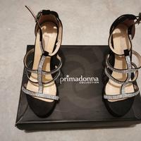 Sandali Primadonna neri con strass – tacco alto (3