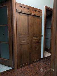 Appendiabiti da parete in legno