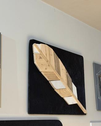 Quadro in legno artigianale arredo moderno