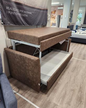 divano letto Dorelan Mary a castello sconto 80%