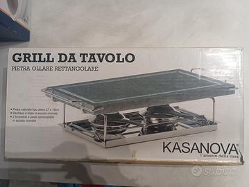 grill da tavolo, pietra ollare
