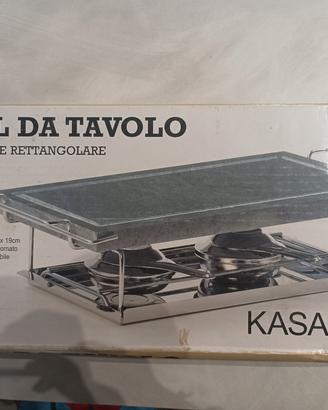 grill da tavolo, pietra ollare