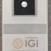 0.67 D VS1 3EX  Diamante Brillante Certificato IGI