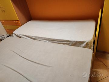divano letto singolo con letto estraibile