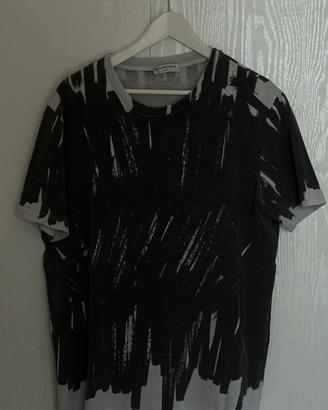 Balenciaga T-shirt originale XL nero/bianco design