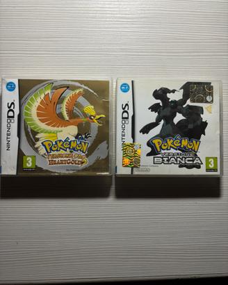 Giochi nintendo ds pokemon heart gold e poke. bian