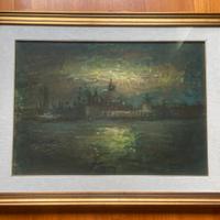 suggestiva veduta notturna di Venezia