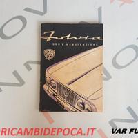 Libretto Uso e Manutenzione - Lancia Fulvia