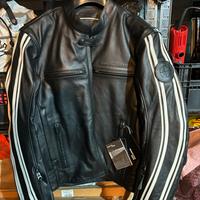 Giacca in pelle BMW Motorrad Twin Stripes taglia M