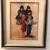 Dipinto ad olio Walter Cucchi