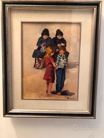 Dipinto ad olio Walter Cucchi