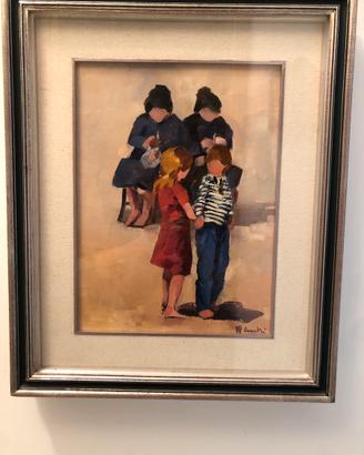 Dipinto ad olio Walter Cucchi