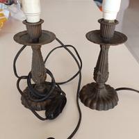 Coppia lampade antiche comodino