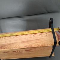 Mensola in legno e ferro