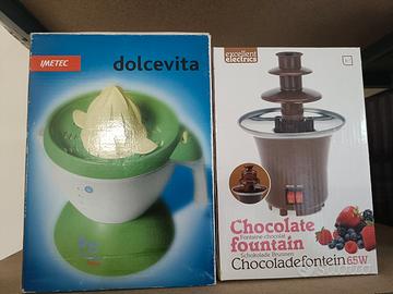 Spremi agrumi e fontana cioccolato 