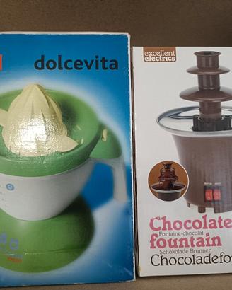 Spremi agrumi e fontana cioccolato 