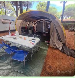 Tenda campeggio con archi quechua T6.2 XL