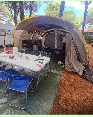 Tenda campeggio con archi quechua T6.2 XL