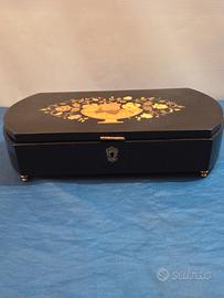 Cofanetto Scatola Musicale Carillon Portagioie 