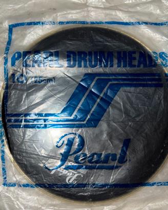Pelle batteria acustica 10" Pearl Black BB tom