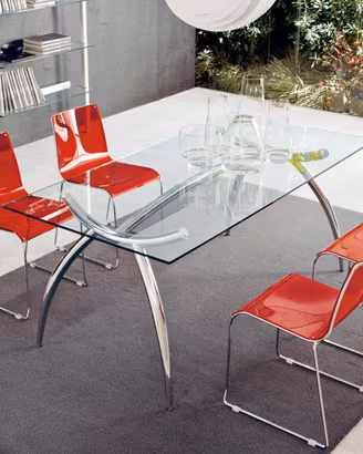 💎 Tavolo CALLIGARIS Vetro e Cristallo 160x90 Vend