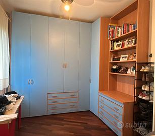 armadio ad angolo per cameretta