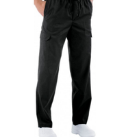 Pantaloni chef nero ISACCO 044001 TG. S nuovi