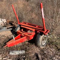 Smacchino rimorchio carro forestale