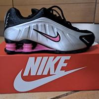 scarpe Nike Shox R4 Black silver "originali"