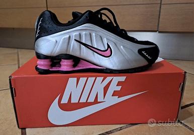 scarpe Nike Shox R4 Black silver "originali"