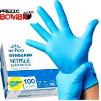 100 Guanti lavoro monouso nitrile senza lattice