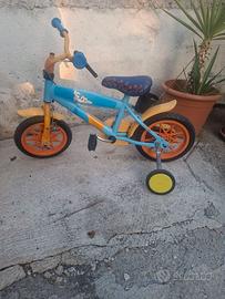 Bicicletta con rotelle bimbo